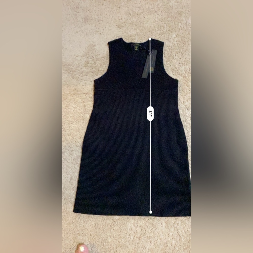House or Harlow 1960 black knit Bodycon mini size M - Picture 7 of 10
